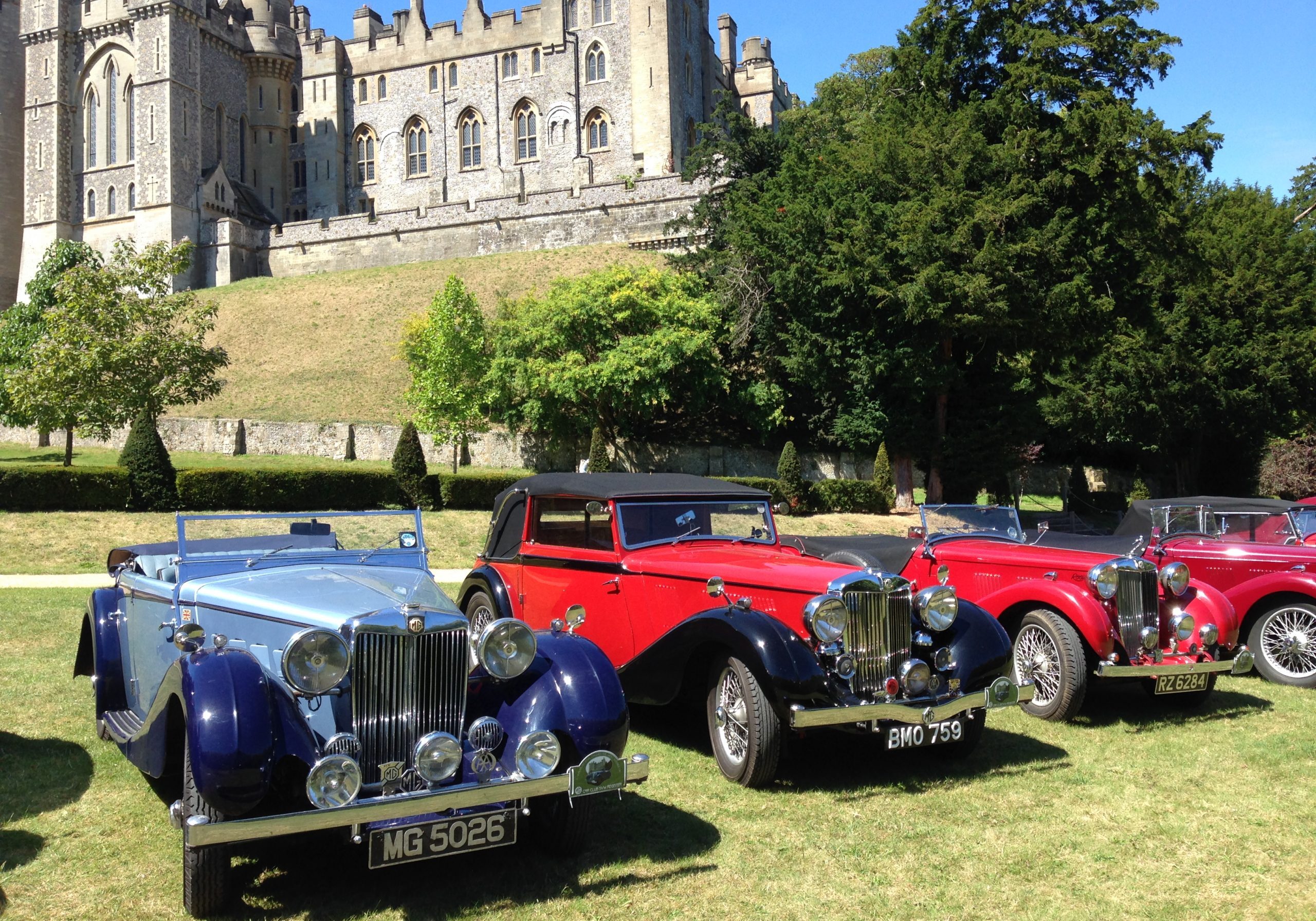 Jaguar club at Arundel Castle